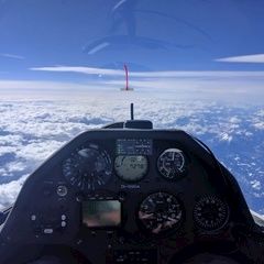 Verortung via Georeferenzierung der Kamera: Aufgenommen in der Nähe von Gußwerk, Österreich in 7300 Meter