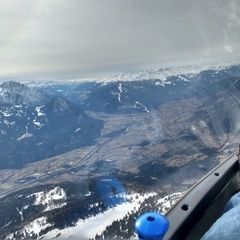Flugwegposition um 14:18:58: Aufgenommen in der Nähe von Gemeinde Winklern, Österreich in 2441 Meter