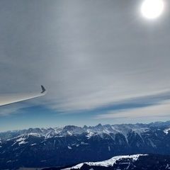 Flugwegposition um 13:26:58: Aufgenommen in der Nähe von Gemeinde Gitschtal, Österreich in 2472 Meter