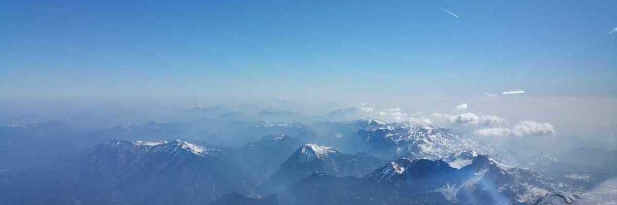 Flugwegposition um 08:56:17: Aufgenommen in der Nähe von Landl, Österreich in 3643 Meter
