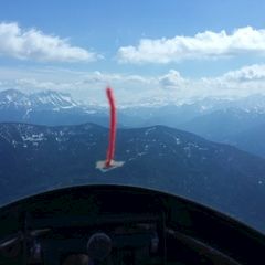 Flugwegposition um 12:52:07: Aufgenommen in der Nähe von 39031 Bruneck, Bozen, Italien in 2363 Meter