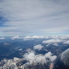 Flugwegposition um 12:57:11: Aufgenommen in der Nähe von 33027 Paularo, Udine, Italien in 4869 Meter