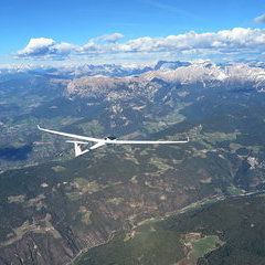 Flugwegposition um 13:44:48: Aufgenommen in der Nähe von 38020 Mezzana, Trentino, Italien in 2921 Meter