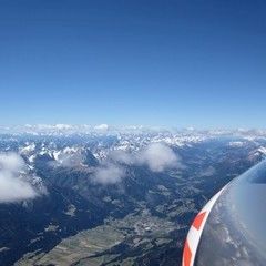 Flugwegposition um 10:51:10: Aufgenommen in der Nähe von Gemeinde Kirchbach, Österreich in 3537 Meter