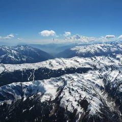 Flugwegposition um 11:48:21: Aufgenommen in der Nähe von Gemeinde Innervillgraten, Österreich in 3475 Meter