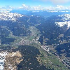Flugwegposition um 11:50:49: Aufgenommen in der Nähe von 39030 Gsies, Bozen, Italien in 3281 Meter