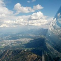 Flugwegposition um 14:03:24: Aufgenommen in der Nähe von Gemeinde Paternion, Österreich in 2488 Meter