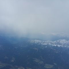 Flugwegposition um 13:47:09: Aufgenommen in der Nähe von Gemeinde Dellach im Drautal, Österreich in 3713 Meter