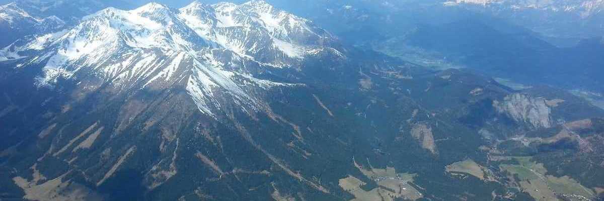 Flugwegposition um 11:39:47: Aufgenommen in der Nähe von St. Johann am Tauern, Österreich in 2972 Meter
