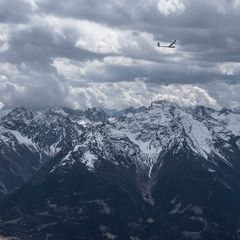 Flugwegposition um 10:52:23: Aufgenommen in der Nähe von Gemeinde St. Stefan im Gailtal, Österreich in 1982 Meter