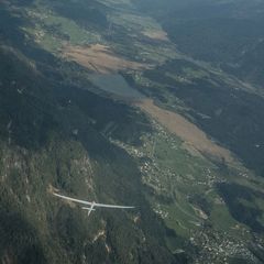Flugwegposition um 14:07:04: Aufgenommen in der Nähe von Gemeinde Sillian, 9920, Österreich in 3838 Meter