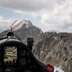 Flugwegposition um 09:55:09: Aufgenommen in der Nähe von Villach, Österreich in 1613 Meter