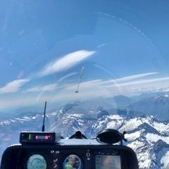 Flugwegposition um 12:33:48: Aufgenommen in der Nähe von Samolaco, Sondrio, Italien in 4148 Meter