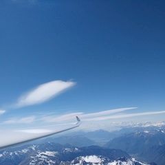 Flugwegposition um 12:34:39: Aufgenommen in der Nähe von Samolaco, Sondrio, Italien in 4215 Meter