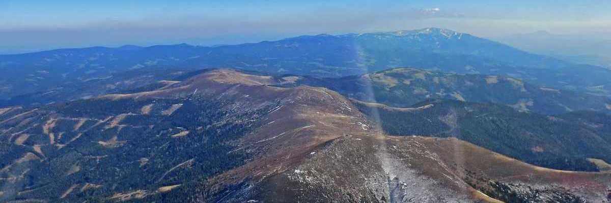 Flugwegposition um 14:22:34: Aufgenommen in der Nähe von Reisstraße, 8741, Österreich in 2397 Meter