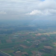 Flugwegposition um 13:47:27: Aufgenommen in der Nähe von Fürstenfeldbruck, Deutschland in 1771 Meter
