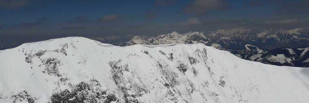 Flugwegposition um 12:03:16: Aufgenommen in der Nähe von Gemeinde Kalwang, Österreich in 2150 Meter