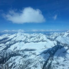 Flugwegposition um 13:29:18: Aufgenommen in der Nähe von Gemeinde Obervellach, Österreich in 3316 Meter