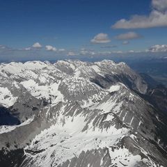 Flugwegposition um 14:08:05: Aufgenommen in der Nähe von Innsbruck, Österreich in 3022 Meter