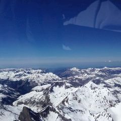 Flugwegposition um 12:51:29: Aufgenommen in der Nähe von Gemeinde St. Anton am Arlberg, 6580, Österreich in 3403 Meter