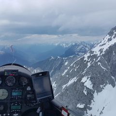 Flugwegposition um 11:42:13: Aufgenommen in der Nähe von Mieming, 6414, Österreich in 2550 Meter