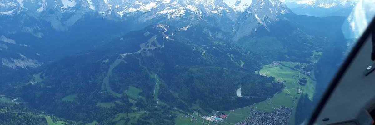 Verortung via Georeferenzierung der Kamera: Aufgenommen in der Nähe von Garmisch-Partenkirchen, Deutschland in 2400 Meter