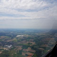 Flugwegposition um 12:14:32: Aufgenommen in der Nähe von Passau, Deutschland in 1150 Meter