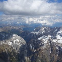 Flugwegposition um 14:27:29: Aufgenommen in der Nähe von Gemeinde Lesachtal, Österreich in 3145 Meter