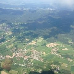 Verortung via Georeferenzierung der Kamera: Aufgenommen in der Nähe von Regen, Deutschland in 2200 Meter