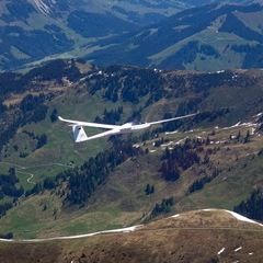 Flugwegposition um 10:48:58: Aufgenommen in der Nähe von Gemeinde Ramsau am Dachstein, 8972, Österreich in 2612 Meter
