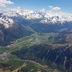 Verortung via Georeferenzierung der Kamera: Aufgenommen in der Nähe von Maloja, Schweiz in 3600 Meter