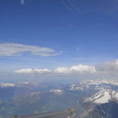 Flugwegposition um 14:20:15: Aufgenommen in der Nähe von Gemeinde Gschnitz, Österreich in 3622 Meter