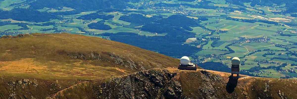 Flugwegposition um 13:18:07: Aufgenommen in der Nähe von Garanas, Österreich in 2388 Meter