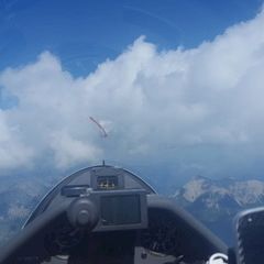 Flugwegposition um 14:09:04: Aufgenommen in der Nähe von Gemeinde Kalwang, Österreich in 3058 Meter