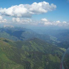 Flugwegposition um 16:01:26: Aufgenommen in der Nähe von Johnsbach, 8912, Österreich in 2400 Meter