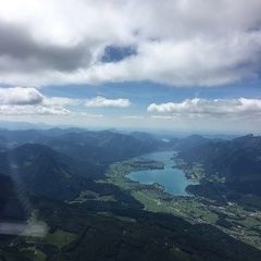 Flugwegposition um 13:30:04: Aufgenommen in der Nähe von Bad Ischl, Österreich in 2186 Meter