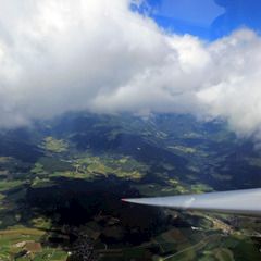 Flugwegposition um 12:24:50: Aufgenommen in der Nähe von Gemeinde Unternberg, 5585, Österreich in 3020 Meter