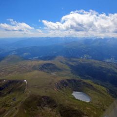 Flugwegposition um 14:06:43: Aufgenommen in der Nähe von Gemeinde Rennweg am Katschberg, Österreich in 2725 Meter