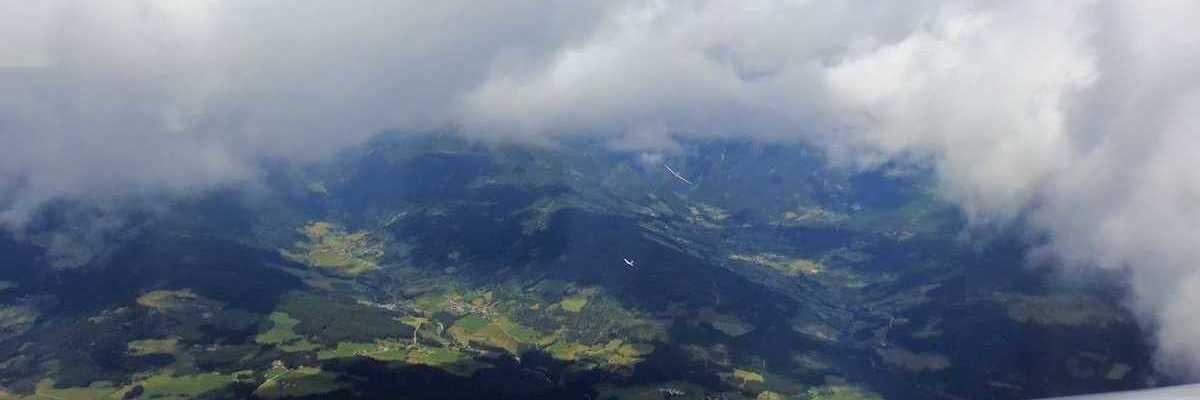 Flugwegposition um 12:24:50: Aufgenommen in der Nähe von Gemeinde Unternberg, 5585, Österreich in 3020 Meter
