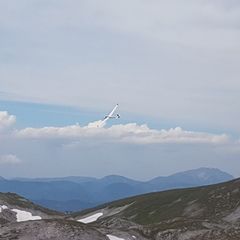 Flugwegposition um 12:14:45: Aufgenommen in der Nähe von St. Ilgen, 8621, Österreich in 2220 Meter