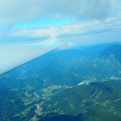Flugwegposition um 14:19:46: Aufgenommen in der Nähe von St. Gallen, Österreich in 2337 Meter