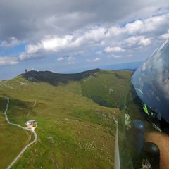 Flugwegposition um 14:13:23: Aufgenommen in der Nähe von Gemeinde St. Georgen im Lavanttal, Österreich in 2093 Meter