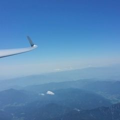 Flugwegposition um 09:58:15: Aufgenommen in der Nähe von Gußwerk, Österreich in 3880 Meter