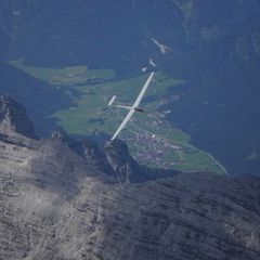 Flugwegposition um 12:24:39: Aufgenommen in der Nähe von Gemeinde St. Martin bei Lofer, St. Martin bei Lofer, Österreich in 3264 Meter