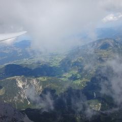 Flugwegposition um 12:12:56: Aufgenommen in der Nähe von Gemeinde Kirchdorf in Tirol, Österreich in 2842 Meter