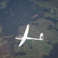 Flugwegposition um 13:18:26: Aufgenommen in der Nähe von Gemeinde Ellmau, Ellmau, Österreich in 2694 Meter