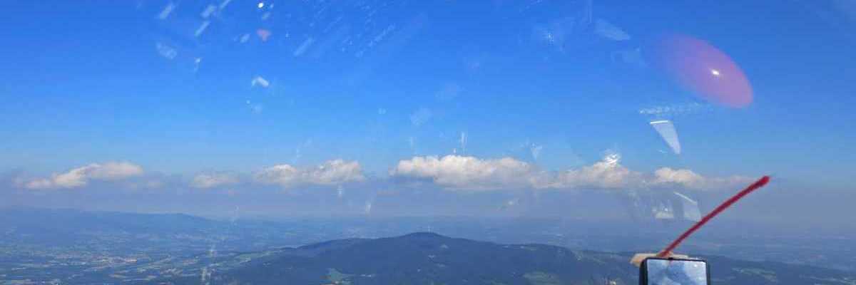 Flugwegposition um 12:17:14: Aufgenommen in der Nähe von Gemeinde Pöllauberg, 8225, Österreich in 1542 Meter