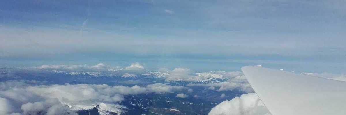 Flugwegposition um 10:32:45: Aufgenommen in der Nähe von Amering, Österreich in 3536 Meter