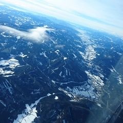 Flugwegposition um 12:10:39: Aufgenommen in der Nähe von Gemeinde Enzenreith, Österreich in 3377 Meter