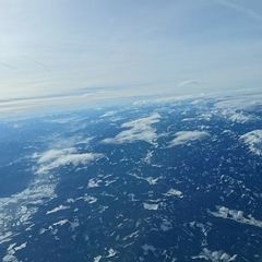 Flugwegposition um 12:45:57: Aufgenommen in der Nähe von Kapellen, Österreich in 5370 Meter